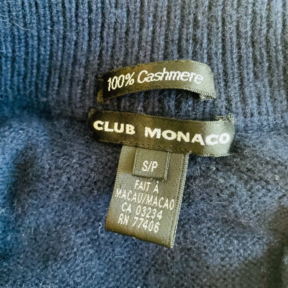 2 cashmere Club Monaco XS boat neck sweaters
